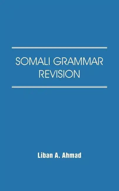 Somali Grammar Revision - Paperback