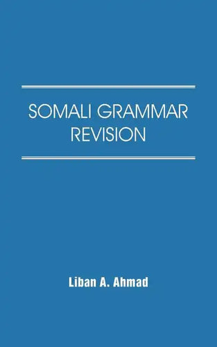 Somali Grammar Revision - Paperback