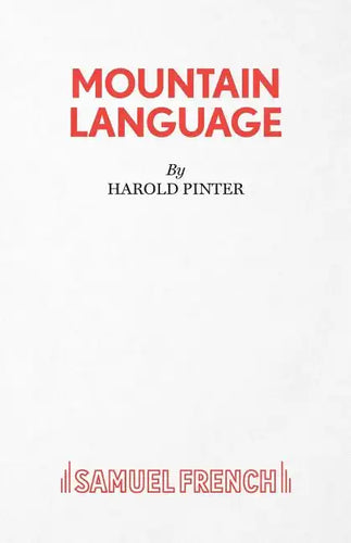 Mountain Language - A Play - Paperback