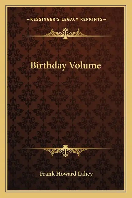 Birthday Volume - Paperback