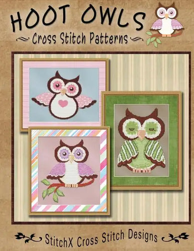 Hoot Owls Cross Stitch Patterns - Paperback