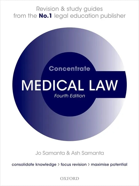Medical Law Concentrate: Law Revision and Study Guide - Paperback