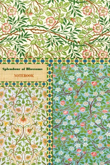 Splendour of Blossoms NOTEBOOK [ruled Notebook/Journal/Diary to write in, 60 sheets, Medium Size (A5) 6x9 inches] - Paperback