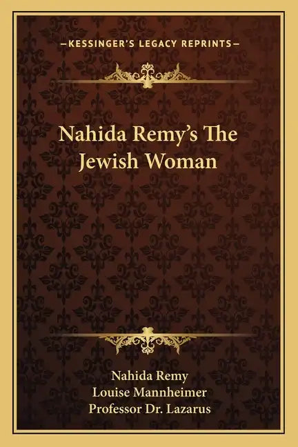 Nahida Remy's the Jewish Woman - Paperback