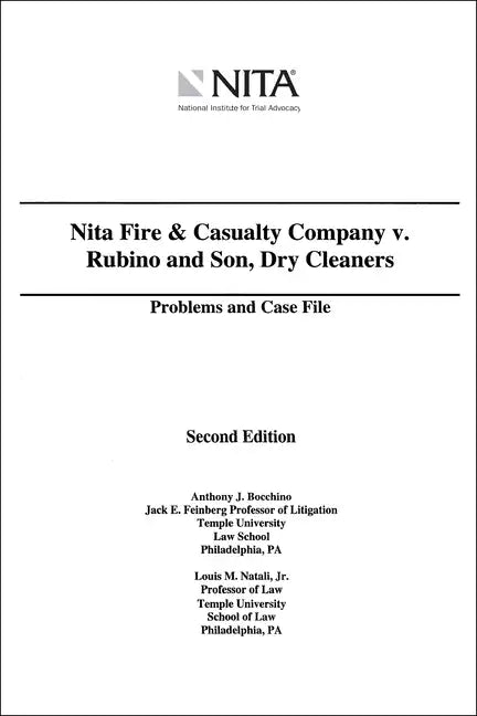 Nita Fire V. Rubino: Case File - Paperback