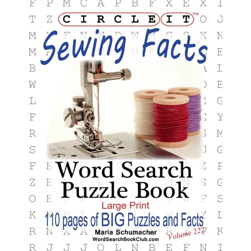 Circle It, Sewing Facts, Word Search, Puzzle Book - Paperback