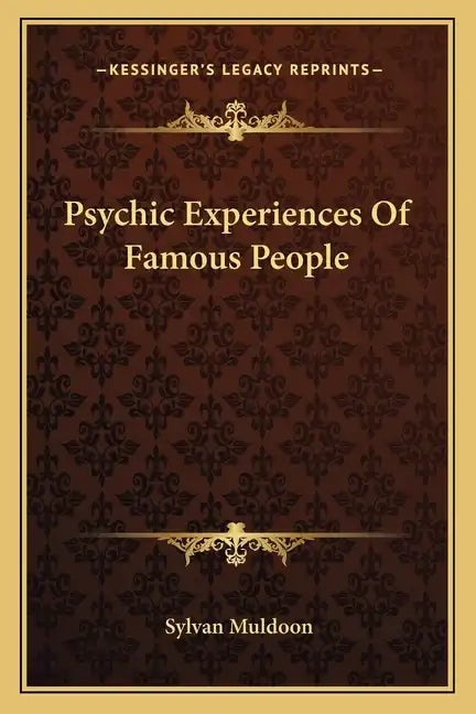 Psychic Experiences of Famous People - Paperback