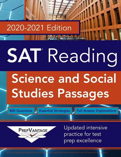SAT Reading: Science and Social Studies, 2020-2021 Edition - Paperback