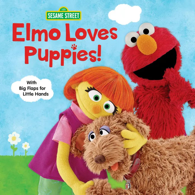 Elmo Loves Puppies! (Sesame Street) - Board Book
