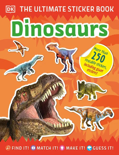 The Ultimate Sticker Book Dinosaurs - Paperback