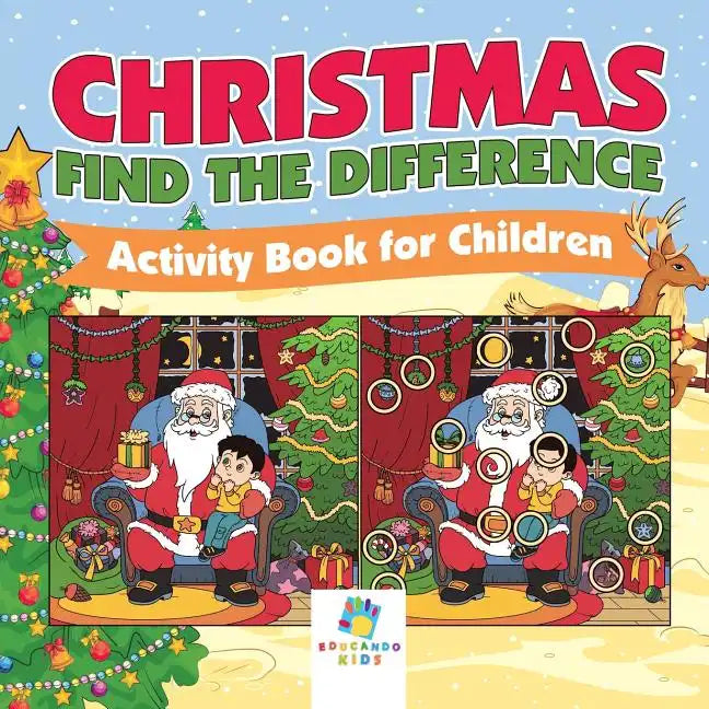Christmas Find the Difference Activity Book for Children - Paperback