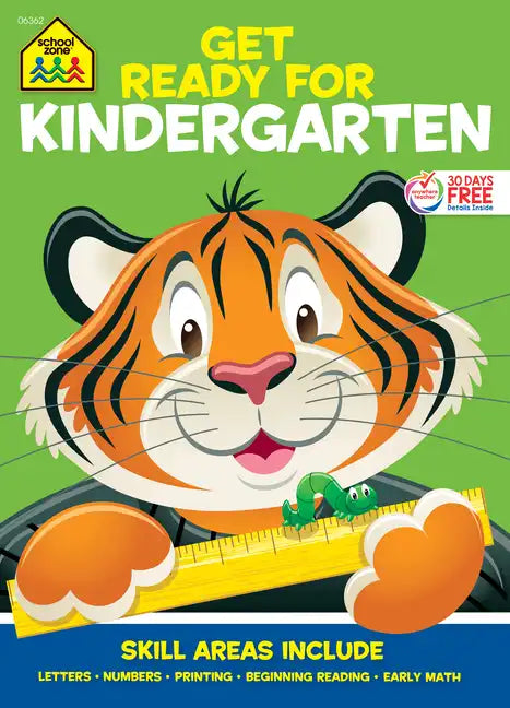 School Zone Get Ready for Kindergarten Workbook - Paperback