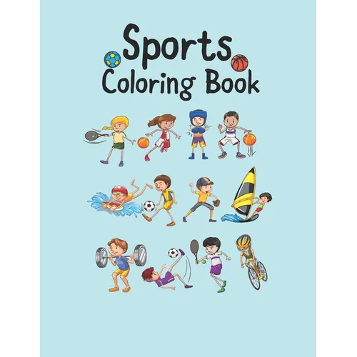 Sports Coloring Book - Paperback