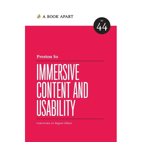Immersive Content and Usability - Paperback