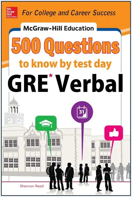 McGraw-Hill Education 500 GRE Verbal Questions to Know by Test Day - Paperback