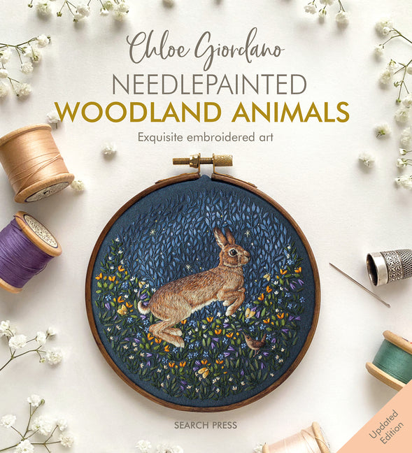 Needlepainted Woodland Animals: Exquisite Embroidered Art - Paperback