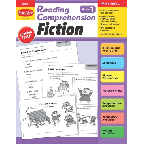 Reading Comprehension: Fiction, Grade 1 Teacher Resource - Paperback