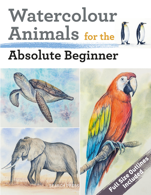 Watercolour Animals for the Absolute Beginner - Paperback