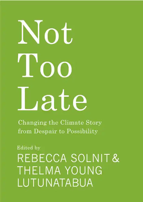 Not Too Late: Changing the Climate Story from Despair to Possibility - Paperback