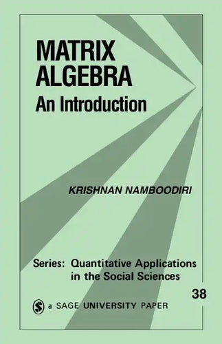 Matrix Algebra: An Introduction - Paperback