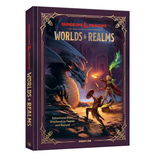 Dungeons & Dragons Worlds & Realms: Adventures from Greyhawk to Faer?n and Beyond - Hardcover