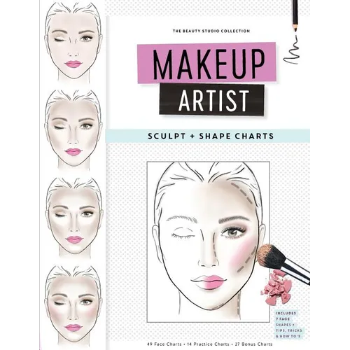 Makeup Artist Sculpt and Shape Charts - Paperback