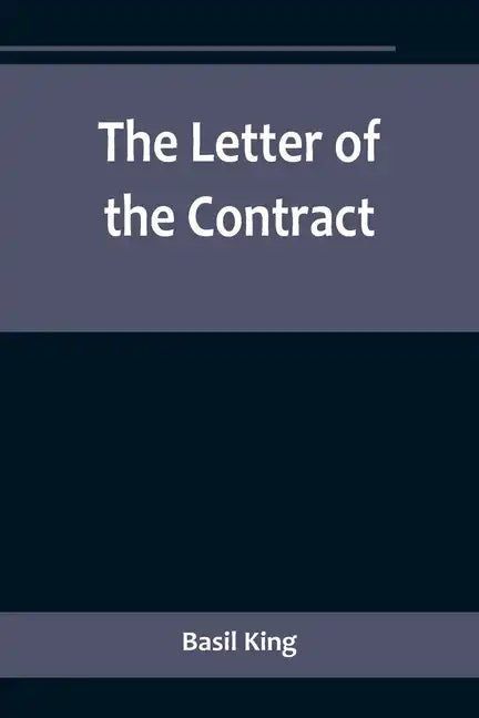 The Letter of the Contract - Paperback