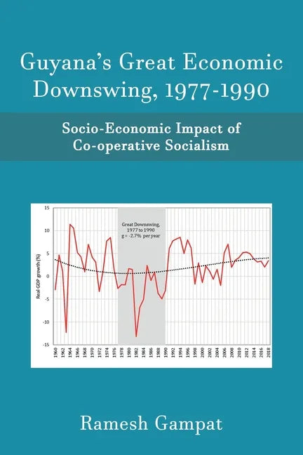 Guyana's Great Economic Downswing, 1977-1990: Socio-Economic Impact of Co-Operative Socialism - Paperback