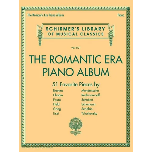 The Romantic Era Piano Album: Schirmer's Library of Musical Classics Volume 2121 - Paperback