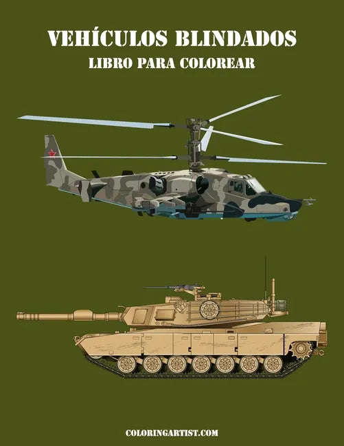 Vehículos blindados libro para colorear 2 - Paperback