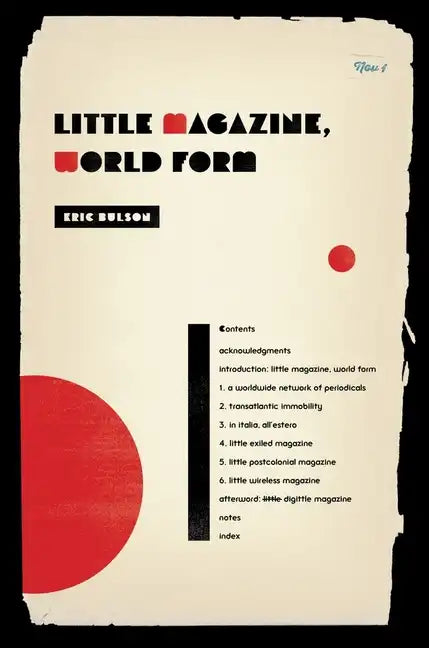 Little Magazine, World Form - Paperback
