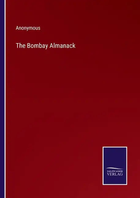 The Bombay Almanack - Paperback