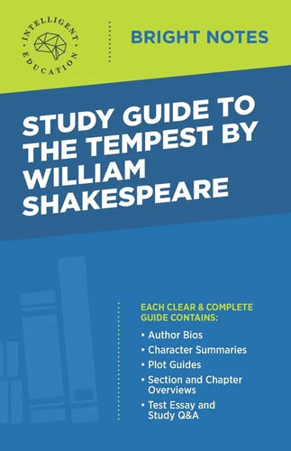 Study Guide to The Tempest by William Shakespeare - Paperback
