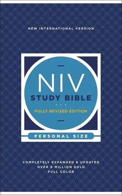 NIV Study Bible, Fully Revised Edition, Personal Size, Hardcover, Red Letter, Comfort Print - Hardcover
