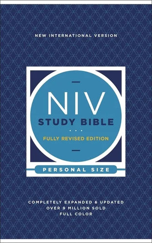 NIV Study Bible, Fully Revised Edition, Personal Size, Hardcover, Red Letter, Comfort Print - Hardcover