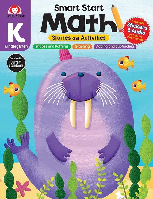 Smart Start: Math Stories and Activities, Kindergarten Workbook - Paperback