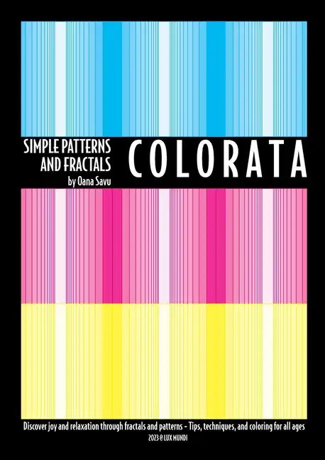 C O L O R A T A - Simple patterns and fractals - Paperback