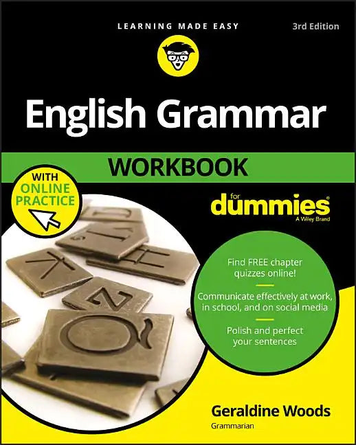 English Grammar Workbook for Dummies with Online Practice - Paperback