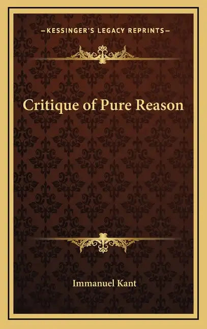 Critique of Pure Reason - Hardcover