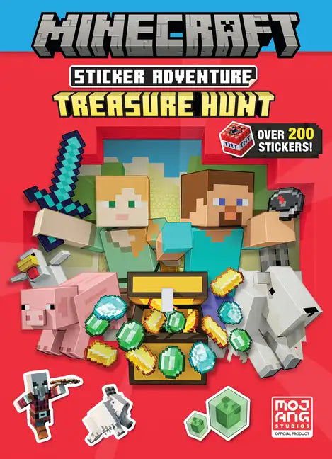 Minecraft Sticker Adventure: Treasure Hunt (Minecraft) - Paperback