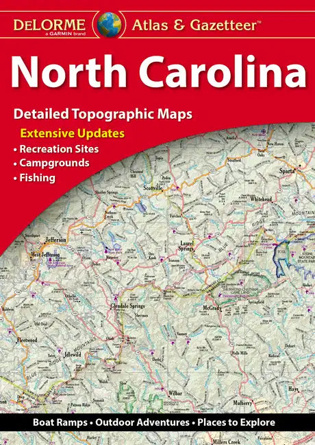 Delorme Atlas & Gazetteer: North Carolina - Paperback
