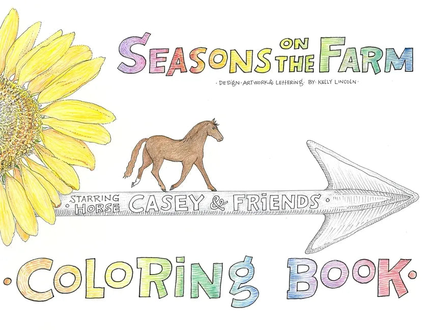 Seasons on the Farm Coloring Book Starring Casey and Friends - Paperback
