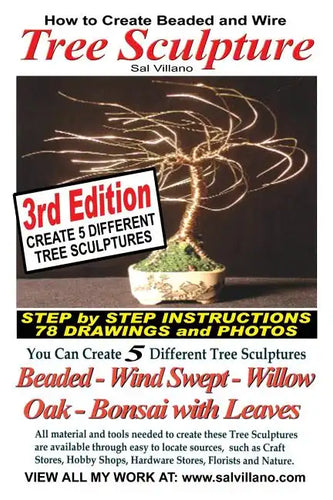 How to Create Beaded & Wire Trees: Create Five Different Tree Sculptures - Paperback