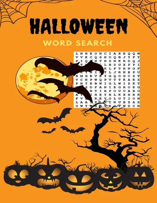 Halloween Word Search: Large Print Word Search Book For Adults, Activity Book with Answer Keys, Large Print Word Search Book Large Print Hall - Paperback
