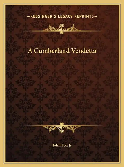 A Cumberland Vendetta - Hardcover