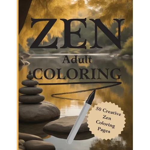 Zen Coloring Book for Adults. - Paperback