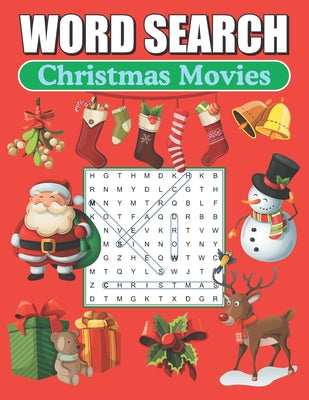 Word Search Christmas Movies: Large Print Word Find Puzzles - Paperback