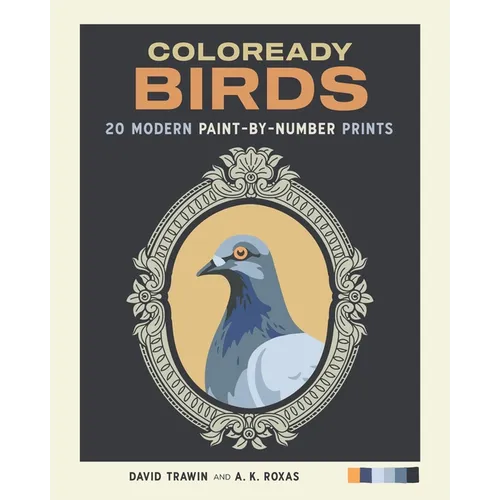 Coloready Birds: 20 Modern Paint-By-Number Prints