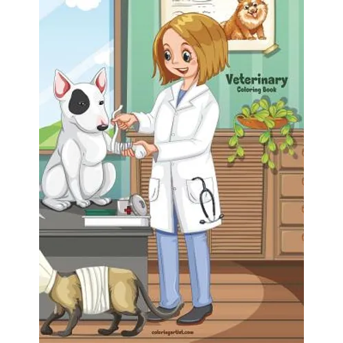 Veterinary Coloring Book 1 - Paperback