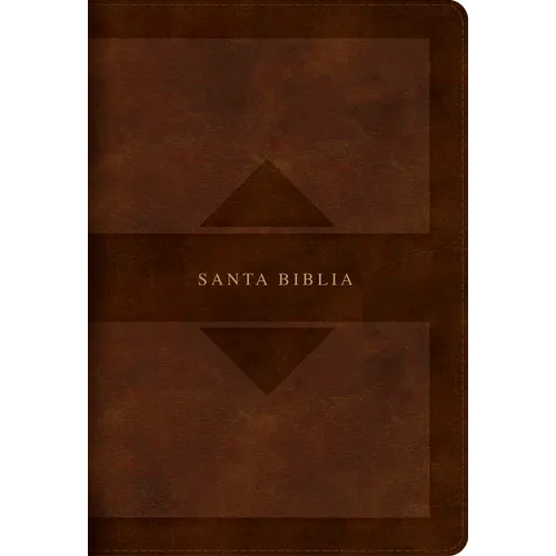 Rvr 1960 Biblia Letra Grande Tamaño Manual Edición Tierra Santa, Café Símil Piel Mass Market - Imitation Leather